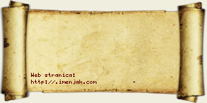 Vanja Velebit vizit kartica